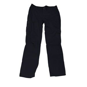 Women’s Columbia Black Nylon Elastic Waist Athletic Pants Size 14 32” Inseam